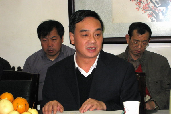 下石節(jié)煤礦副礦長潘成忠同志介紹礦井情況