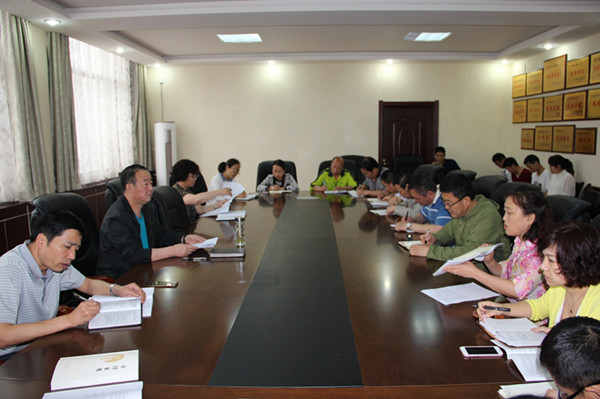 銅富公司黨委中心組專題學(xué)習(xí)傳達省十三次黨代會精神